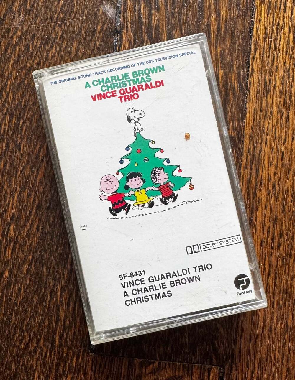 CASSETTE TAPE Vince Guaraldi Trio Charlie Brown Christmas Fantasy 1988 LIKE NEW